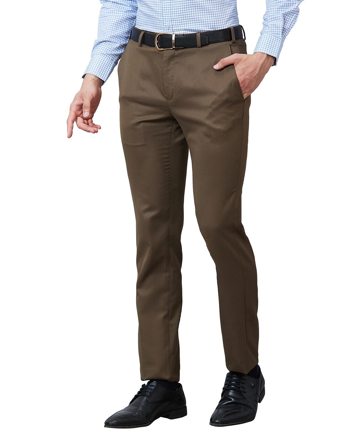 Buy Raymond Men Solid Regular Fit Formal Trouser - Cream Online at Low  Prices in India - Paytmmall.com