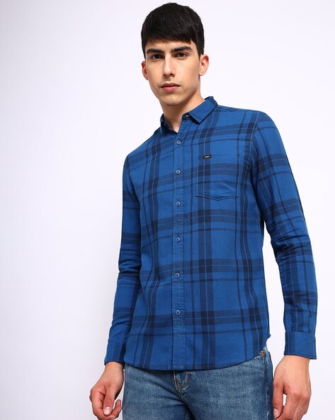 Lee Checked Slim Fit Shirt