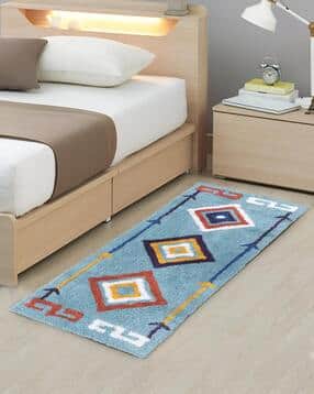 aazeem Geometric Pattern Antiskid Rug 4' x 2'-picture-14