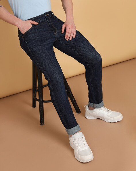 Spring Blue Full-Length Oversized Loose Fit Wide Leg Cargo Pants Men's  Fashion Plus-Size Jeans Street Trousers - Walmart.com