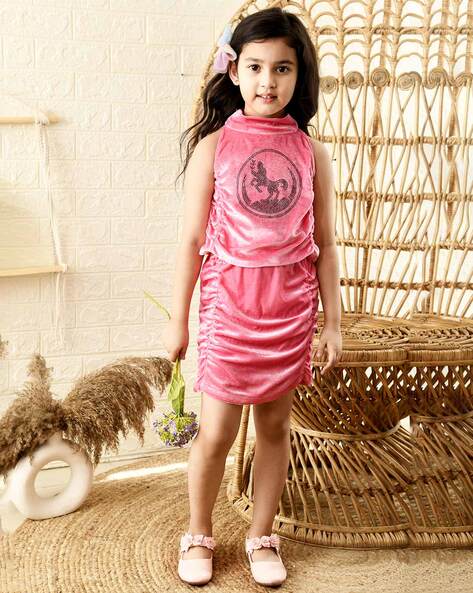 Cute Baby Girl in a Pink Dress Stock Photo - Image of dress, childhood:  4841078