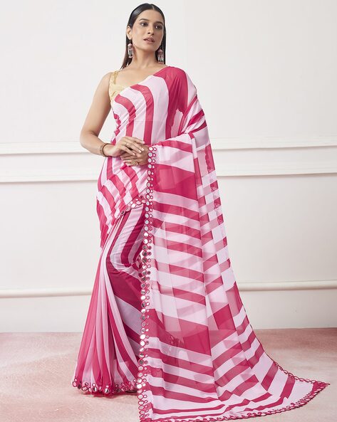 Digital Print Bollywood Georgette Saree (Multicolor)