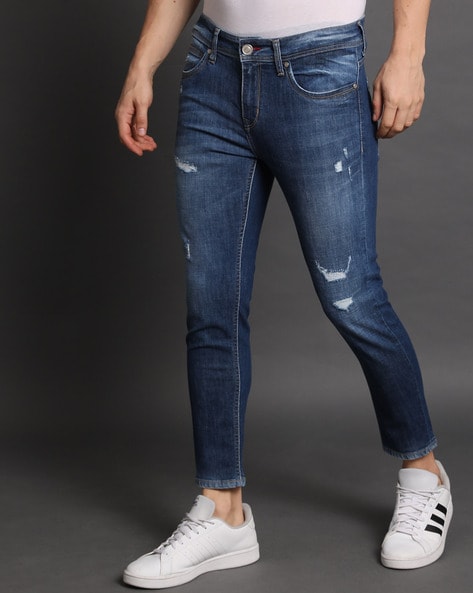 Korean Winter Black Stretchy Ripped Skinny Jeans For Men Slim Fit Denim  Jeans Pants For Men With Damage Proof Design J230915 From  Monclair_jacket01, $17.32 | DHgate.Com