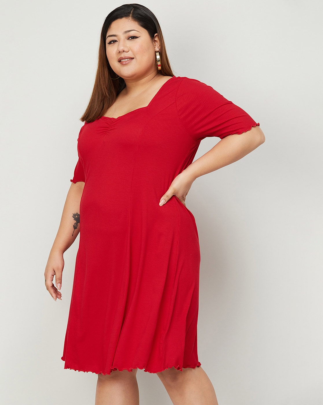Red V Neck Beaded Chiffon Prom Dress With Short Sleeves And A Line Split  Side From Freedomlife, $145.73 | DHgate.Com