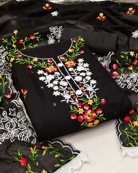 Embroidered Dress Material - Buy Embroidered Dress Material Online