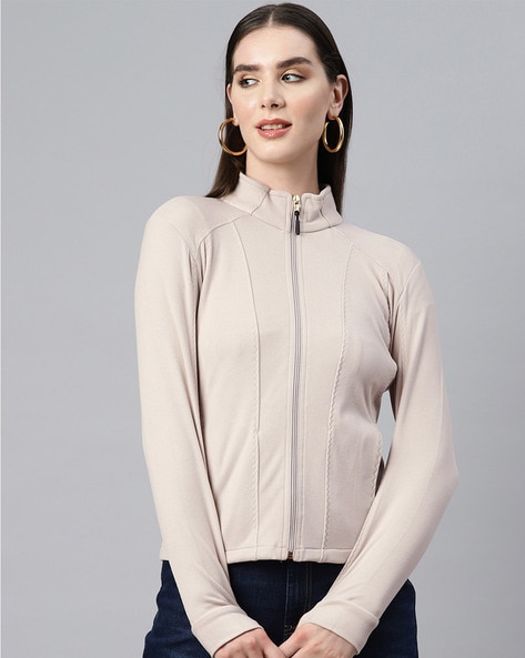 Buy Cream Jackets for Women by NAYAM BY LAKSHITA Online Ajio