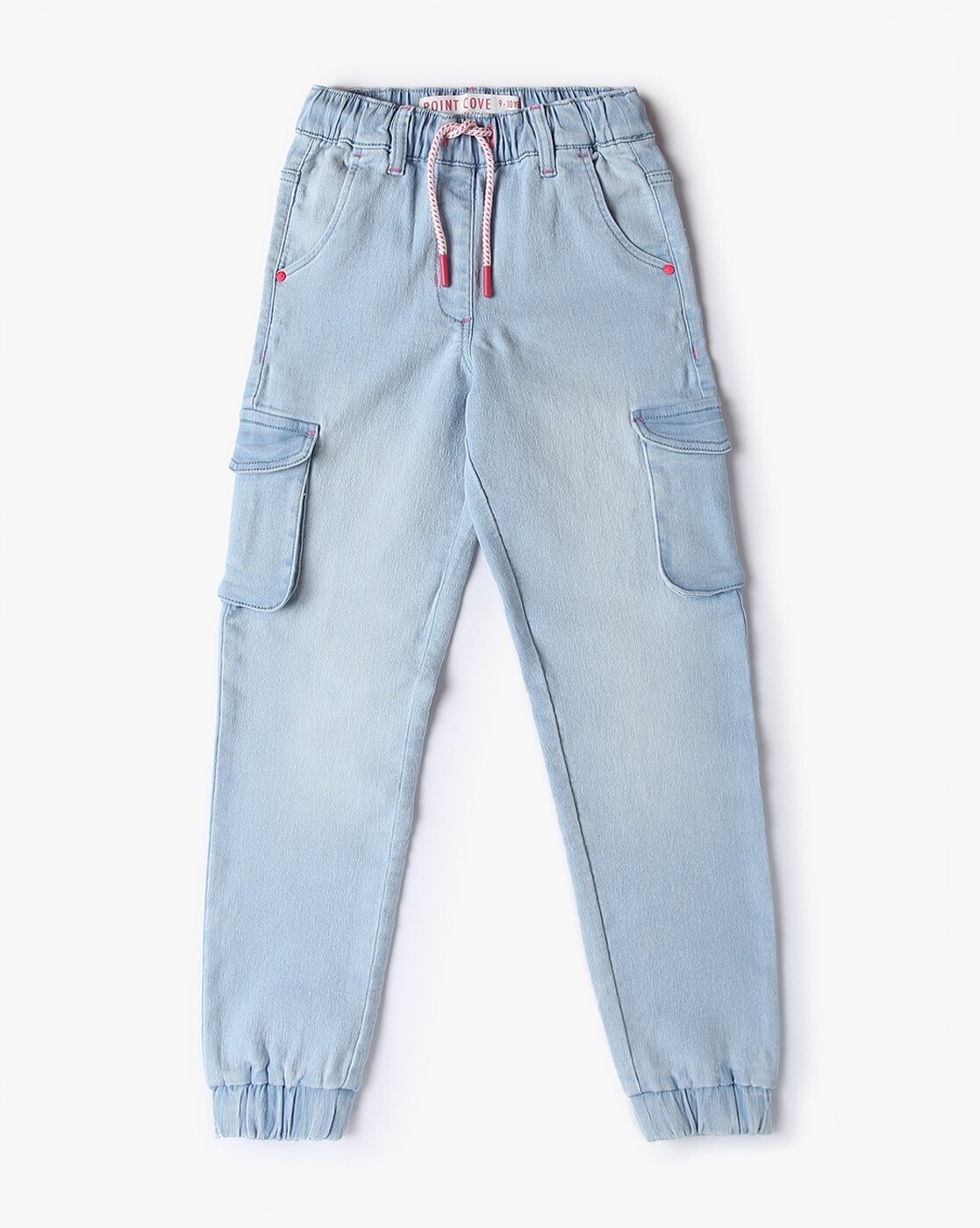 Casual Wear Stretchable Girls Denim Cargo Pants, Size: Medium, Machine wash  at Rs 180/piece in New Delhi