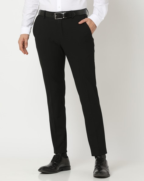 Buy Men's Timeless Black Trouser Online | SNITCH