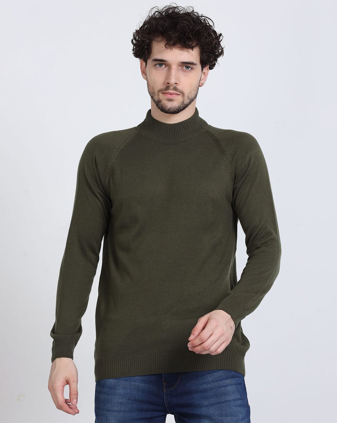 Buy Green Sweaters Cardigans for Men by COOL COLORS Online