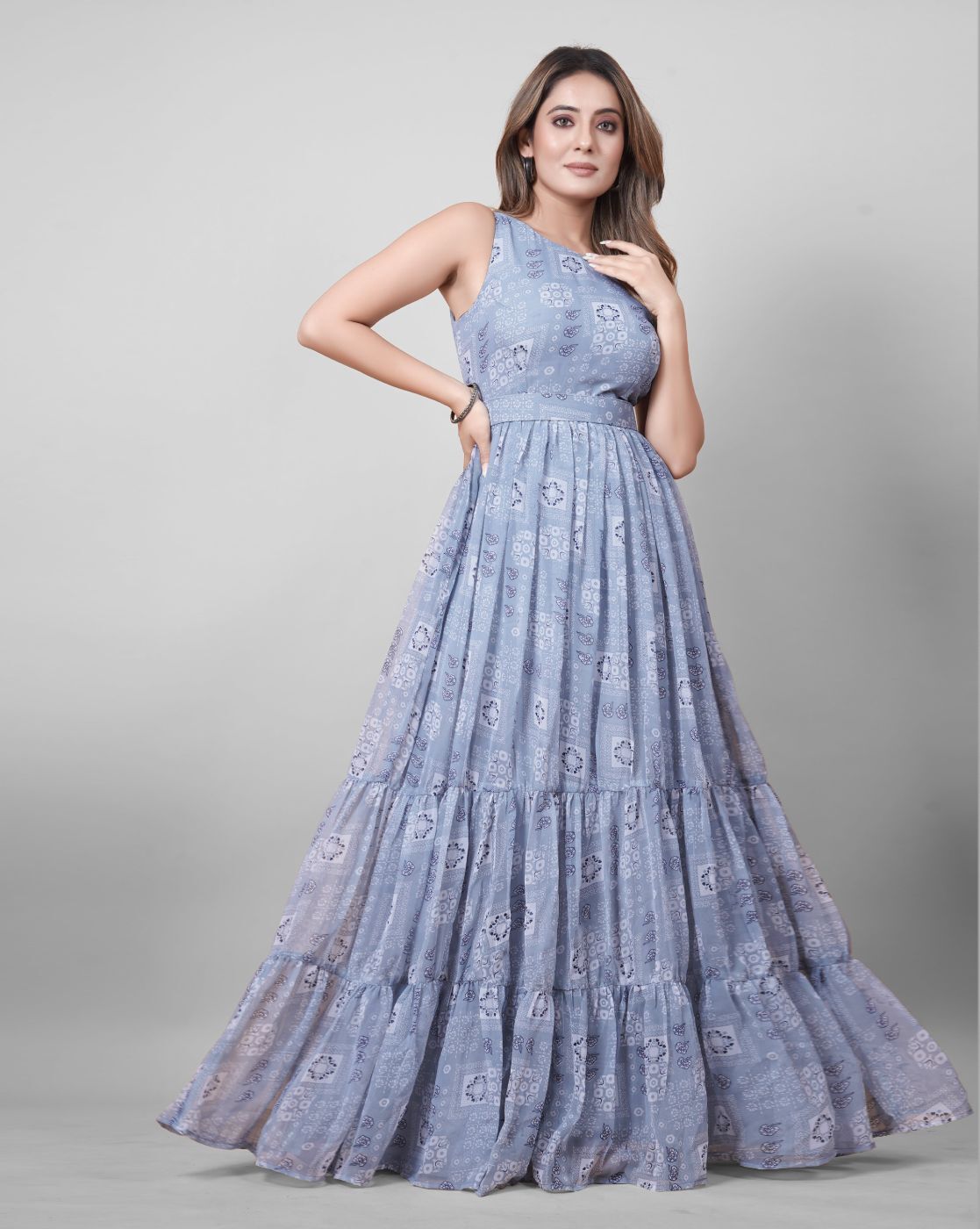 Plus-Sized Silver Dresses, Gray Dresses in Plus Sizes