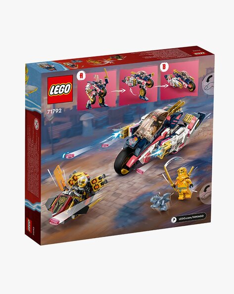 Lego 71792 NINJAGO Sora's Transforming Mech Bike Racer - 384 Pieces