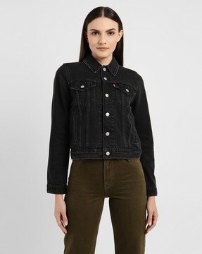 Buy Black Jackets Coats for Women by LEVIS Online Ajio
