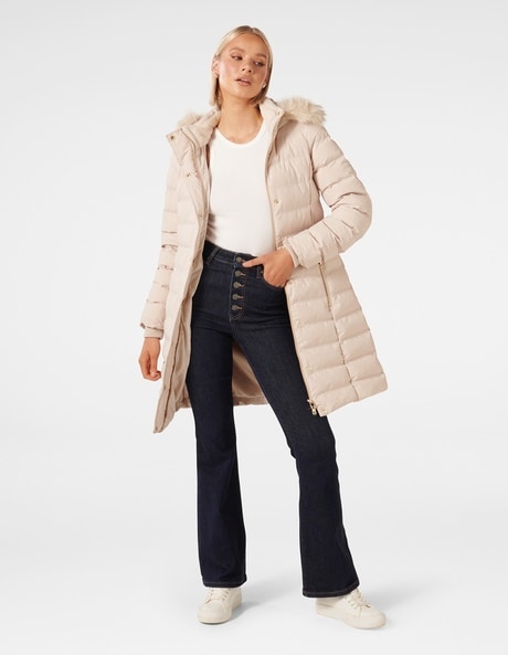 Buy Cream Jackets Coats for Women by Forever New Online Ajio