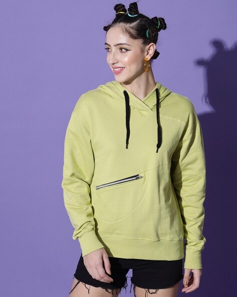 Buy Green Sweatshirt Hoodies for Women by The Dry State Online Ajio