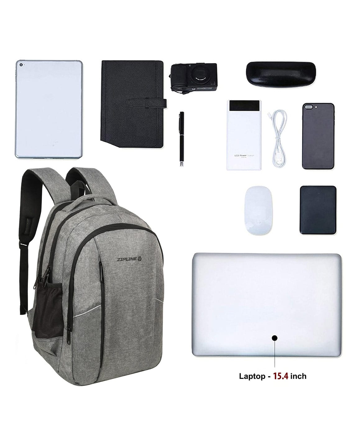 Laptop Compartment Business Laptop Rucksack Test Water Resistant