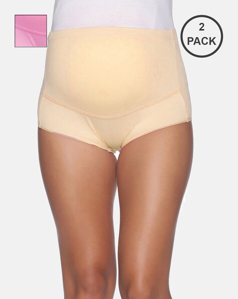 Women's Cotton Maternity Panties, Soft Over The Bump Pregnancy Panty,  Underwear Brief, 2 Pack, Beige, X-Large : : Clothing, Shoes &  Accessories