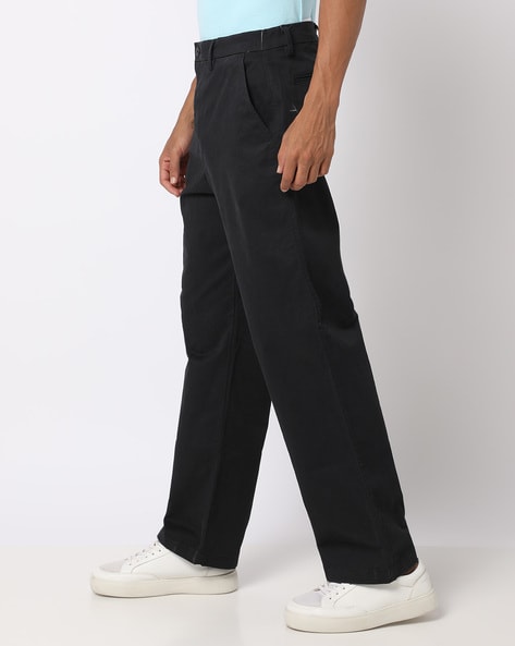 Max Mara Leisure Loose fit Trousers 'FISCHIO' in Cyan Blue | ABOUT YOU