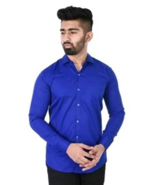 Buy BOUGHT FIRST Regular Fit Shirt for Men's, Stylish Full Sleeves
