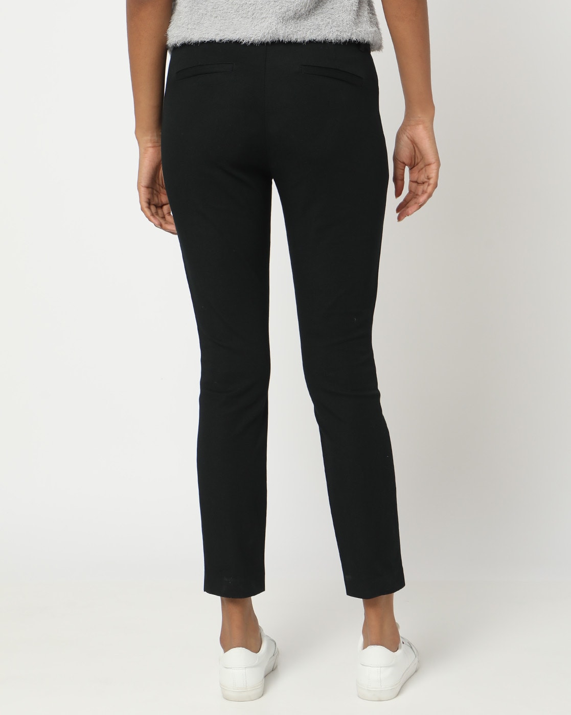 AINE Skinny Fit Women Black Trousers - Buy AINE Skinny Fit Women Black  Trousers Online at Best Prices in India | Flipkart.com