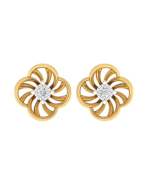 Gold Earrings Tanishq Designs 2024 | favors.com