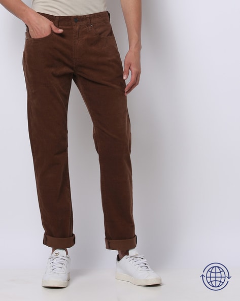 Buy Brown Bootcut Pants Online In India -  India