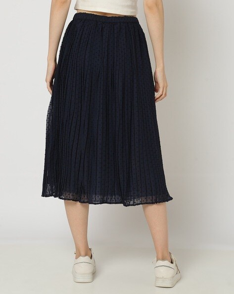 Gap black pleated outlet skirt