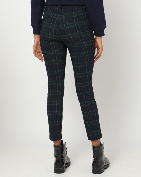 Gap checked trousers new arrivals