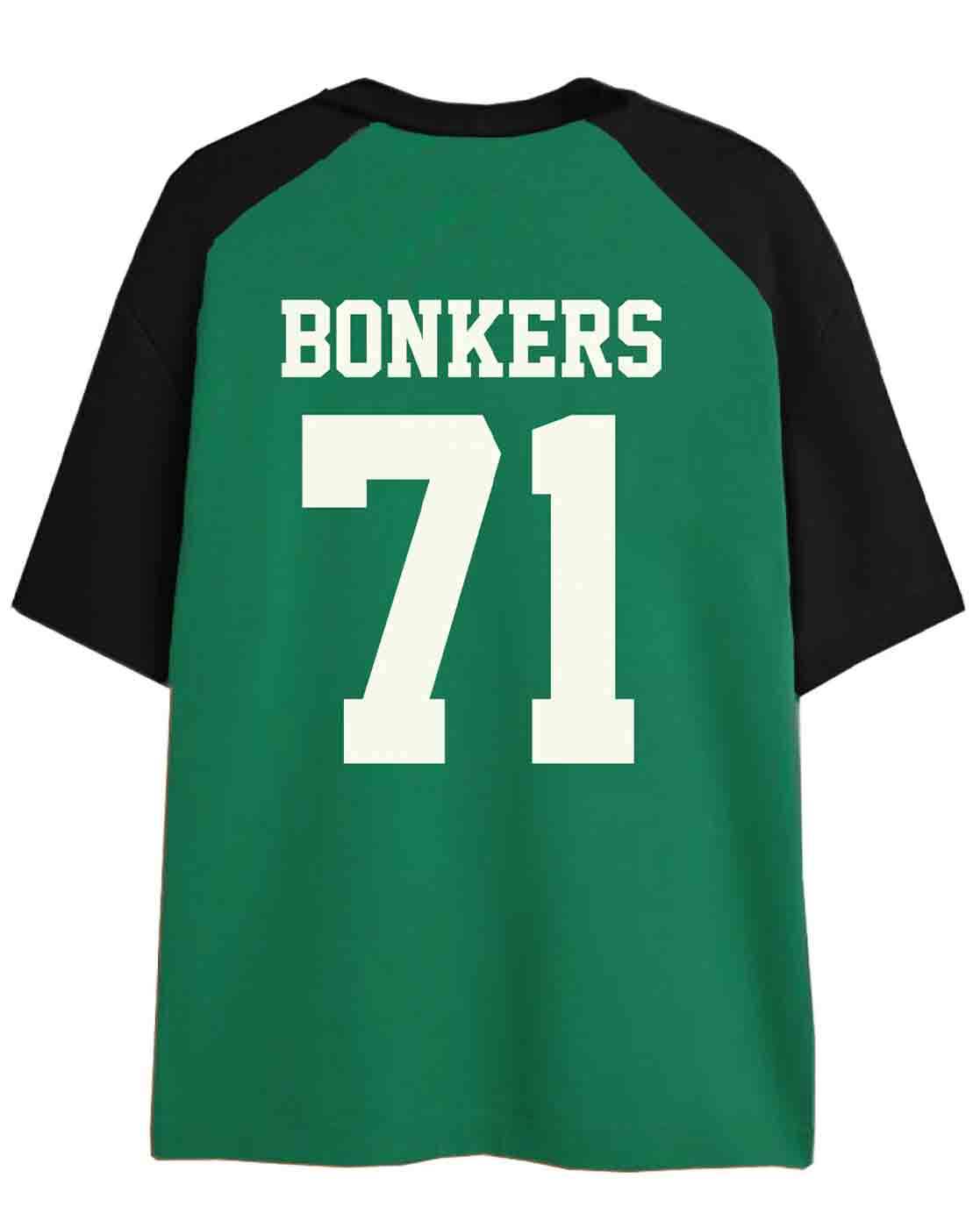 Buy Bonkers Corner Men Green Typography Printed Raw Edge Loose T Shirt -  Tshirts for Men 22517430