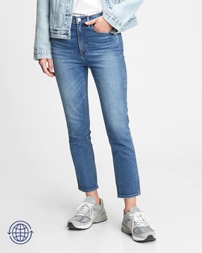 Gap high rise slim straight jeans new arrivals