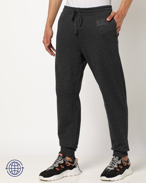 Buy Grey Melange Track Pants for Men by GAP Online