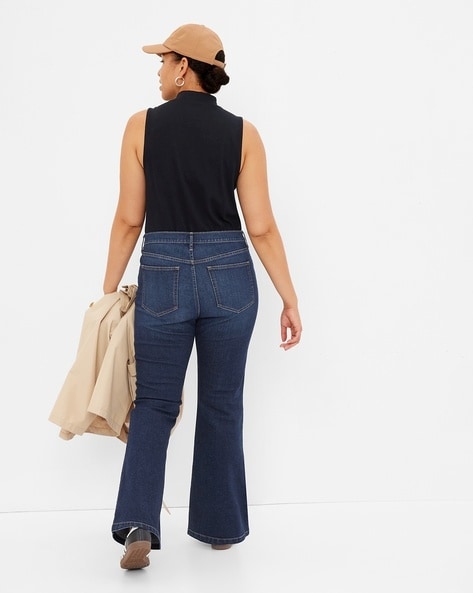 Low Rise Stride Wide-Leg Jeans