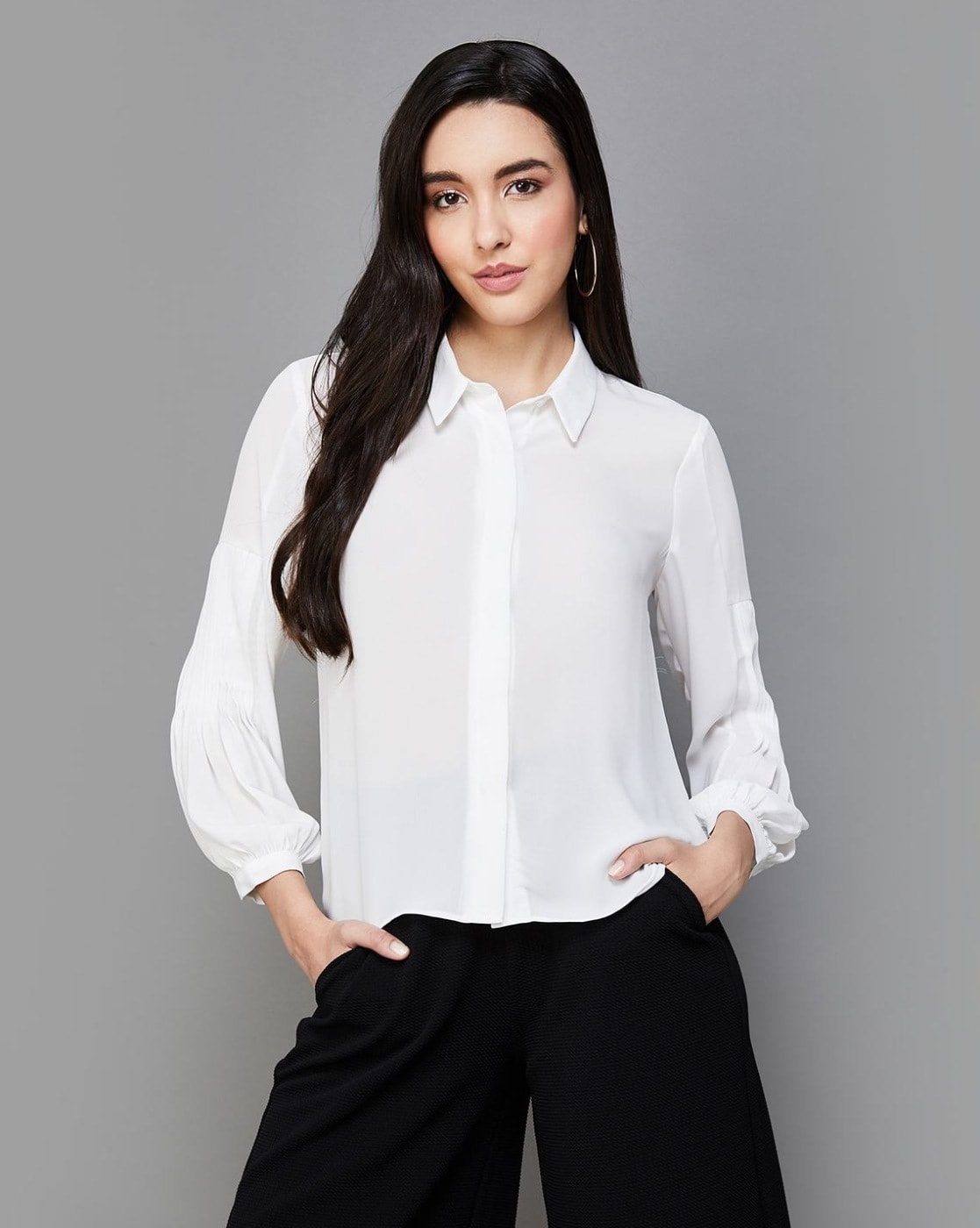 Buy Off White Tops for Women by CODE BY LIFESTYLE Online