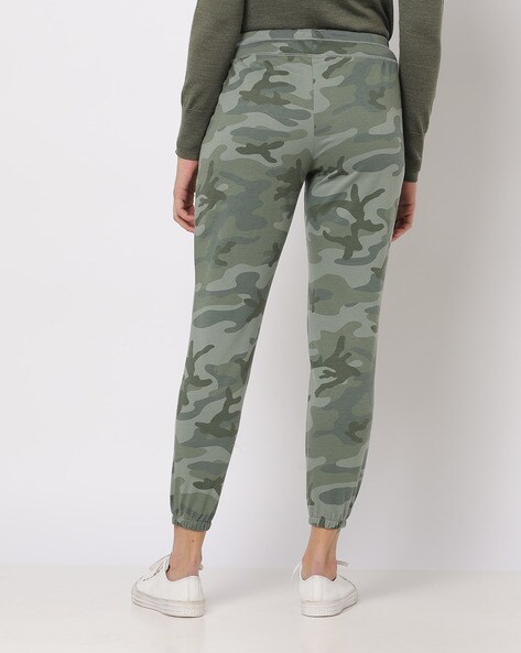 Buy Women's High Rise Skin Fit Camouflage Print Army Track Pant Joggers /  Jeggings with Pocket (36) - Dark Green Online at Best Prices in India -  JioMart.