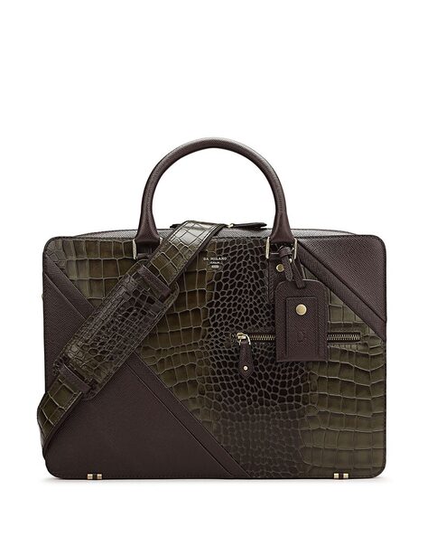 Buy Green Laptop Bags for Men by Da Milano Online Ajio