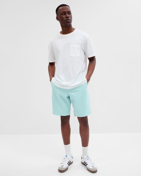 Buy Turquoise Shorts & 3/4ths for Men by GAP Online