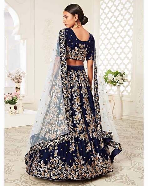 Green & Blue Lehenga Choli for Women With Pink Dupatta Indian Wedding Party  Wear Lengha Choli Mehendi ,sangeet Function Reception Wear Choli - Etsy