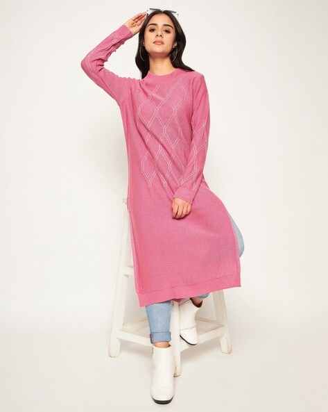 Women's Fashion Pure Cotton Ethnic Straight Line Kurta Pant Set – fabcolors