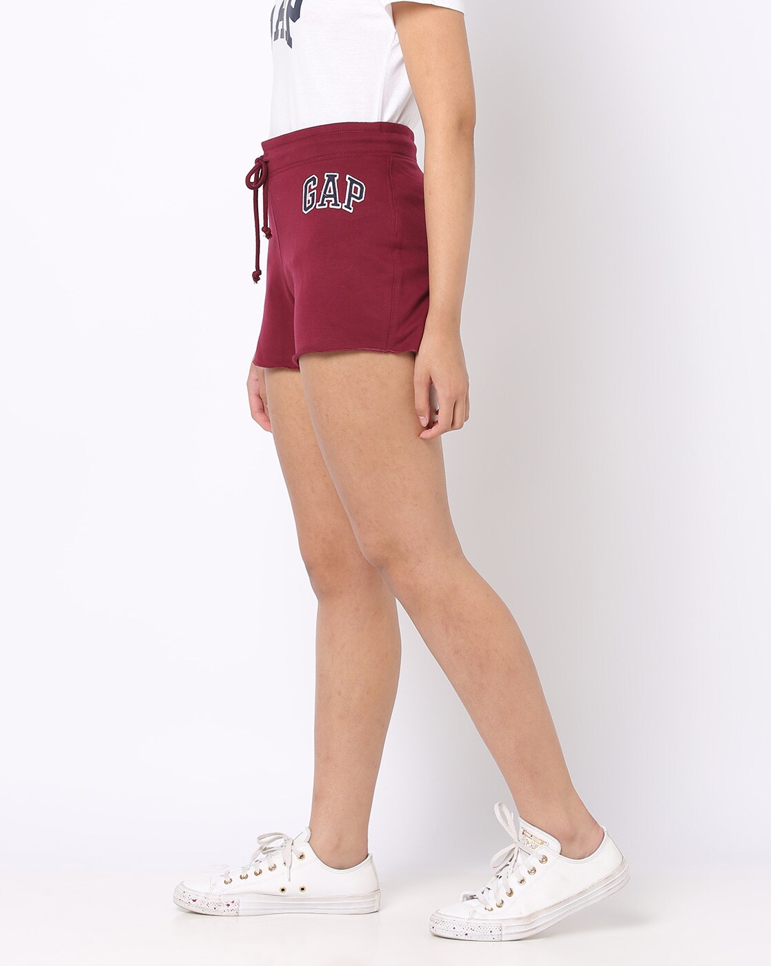 Heritage Logo Embroidered Shorts with Drawstring Waist