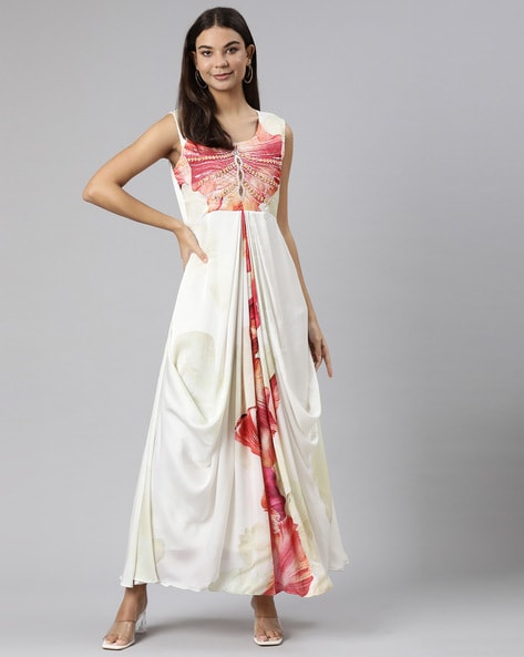 Neerus Long Party Gown