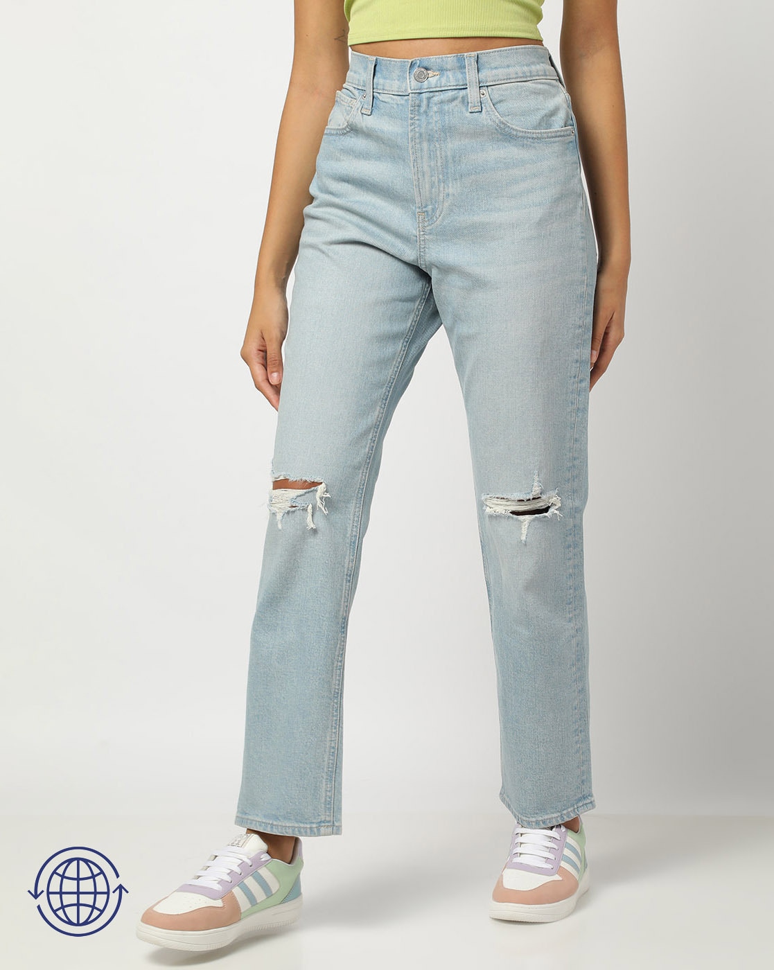 Gap roll best sale and go jeans