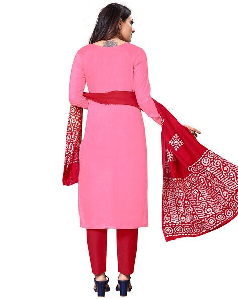Denim Top W/ Print Bottom Dress – Sabrak Boutique