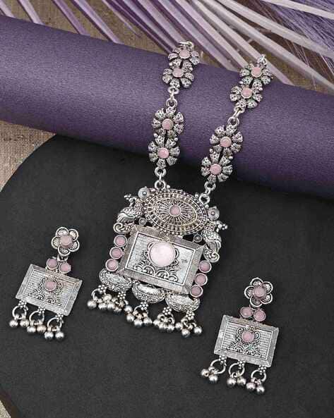 Buy Pink FashionJewellerySets for Women by PUJVI Online Ajio