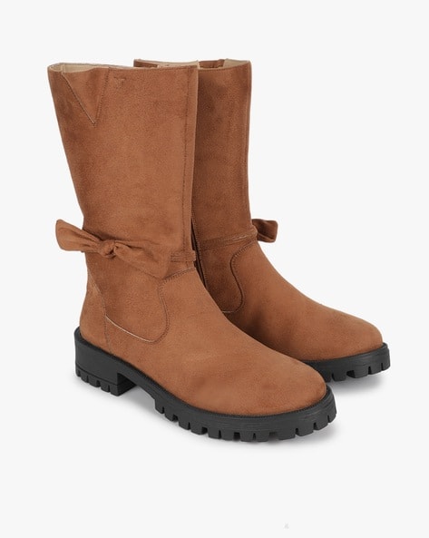 Buy Tan Boots for Women by YOHO Online