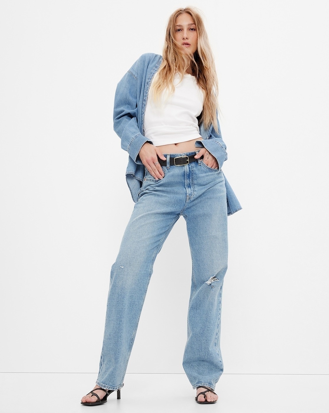 Gap high waisted wide leg jeans new arrivals