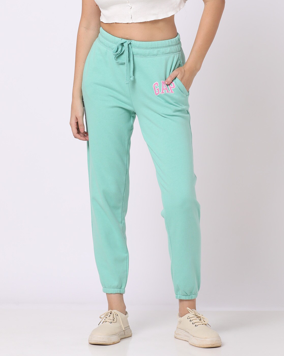 Buy Green Track Pants for Women by GAP Online Ajio