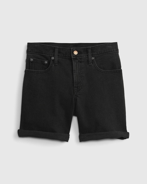 Gap black on sale denim shorts