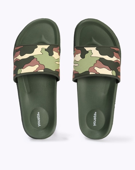 Men's camouflage top slide sandals