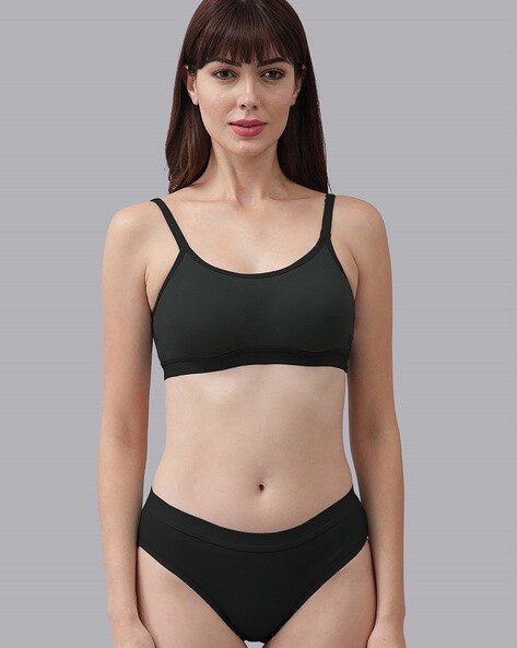 Buy Black Lingerie Sets for Women by In-curve Online