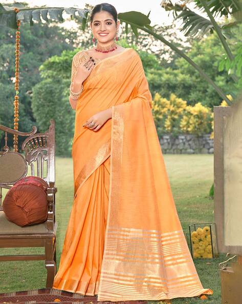 How to Wear Different Color Sarees With Contrast Blouses! | Contrast blouse,  Saree, Orange saree