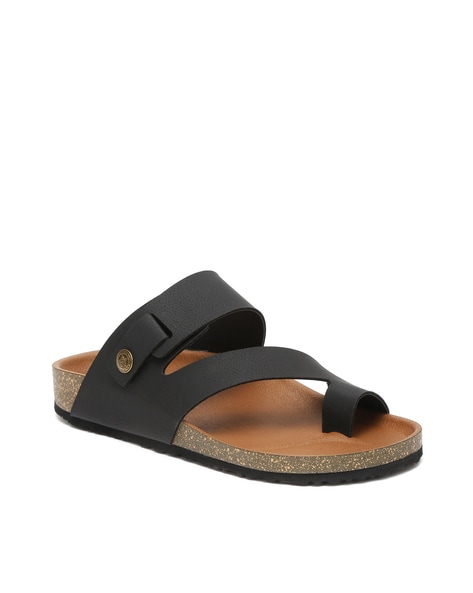 Kosher Men Toe-Ring Slip-On Sandals